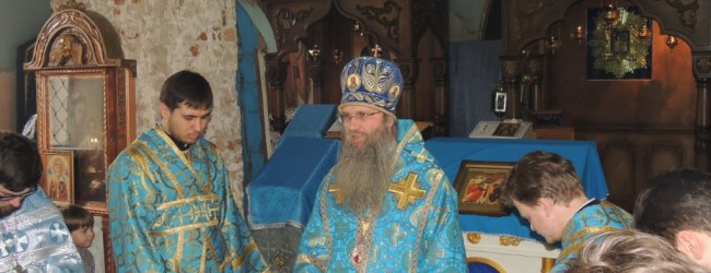 Правящий архиерей совершил богослужения Благовещения Пресвятой Богородицы