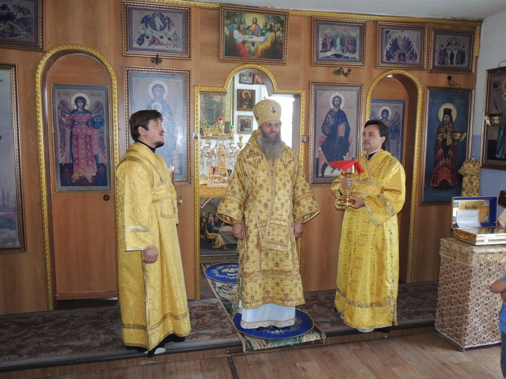 Божественная литургия в храме свт. Феофана, Затворника Вышенского.
