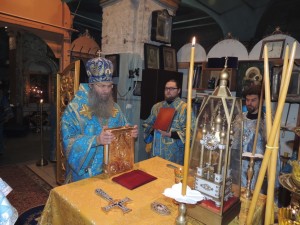 Божественная литургия в Покровском кафедральном соборе