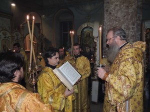 Всенощное бдение и Новогодний молебен в Покровском кафедральном соборе