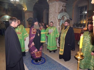 Полиелейное Вечернее богослужение в Покровском кафедральном соборе г. Урюпинска