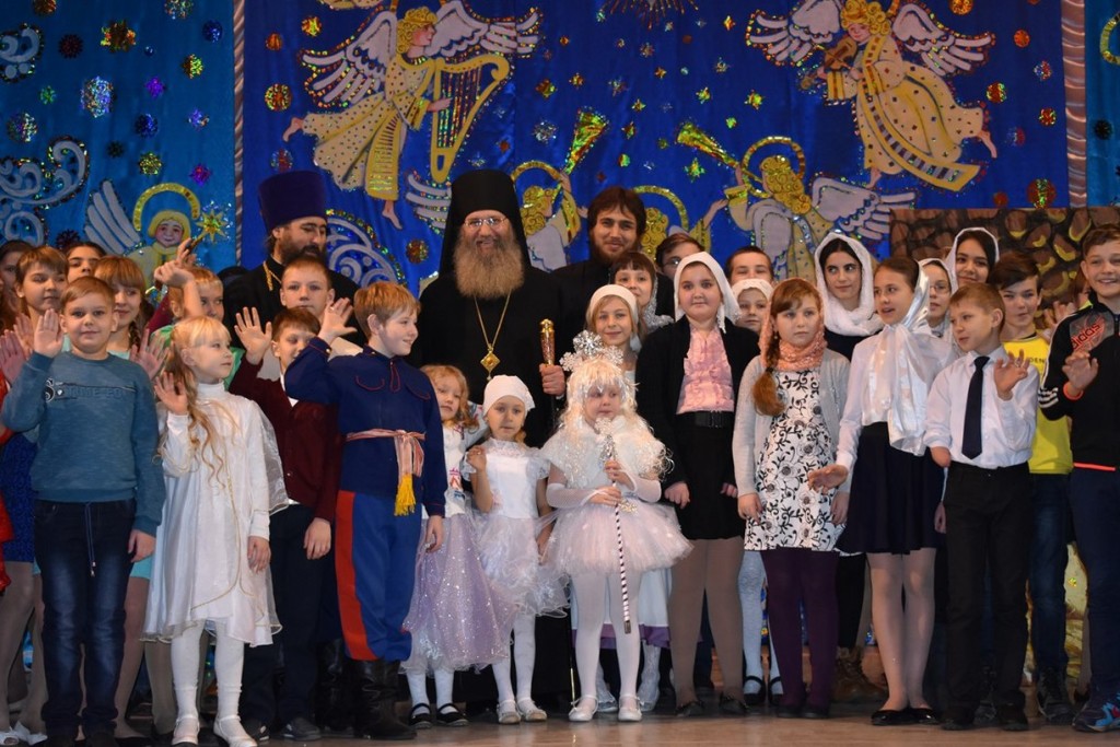 Рождественская елка для учащихся Воскресных школ Новоаннинского благочиния.