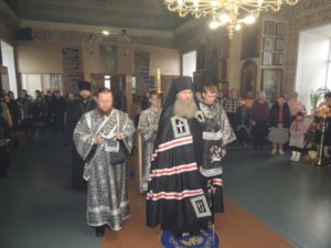 Литургия Преждеосвященных Даров в храме свт. Митрофана еп. Воронежского с. Себрово