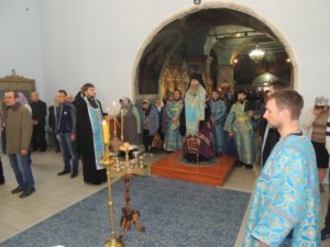 Всенощное бдение в Покровском кафедральном соборе г. Урюпинска.