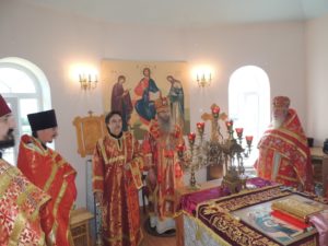 Служение епископа Елисея в день памяти Блж. Матроны Московской.