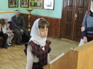 В Урюпинской епархии прошей 1-й Епархиальный конкурс чтецов на церковно-славянском языке.