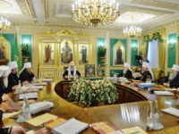 Заседание Священного Синода Русской Православной Церкви прошло в Патриаршей резиденции в Даниловом монастыре.