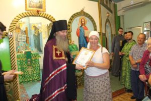 Служение епископа Елисея в день памяти прп. Сергия игумена Радонежского и всея России чудотворца.