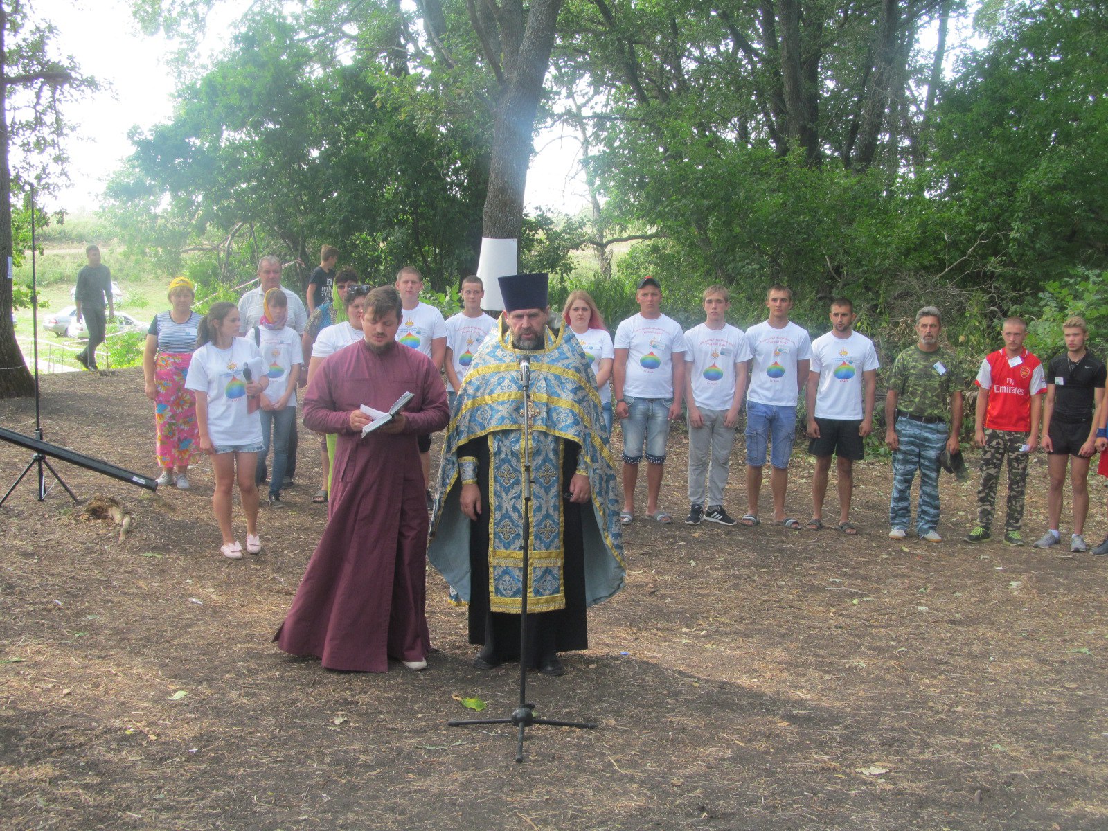Открытие первого православного слёта прихода Сошествия Святого Духа