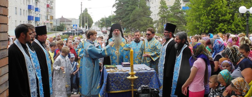 Молебен перед началом учебного года в Урюпинске.