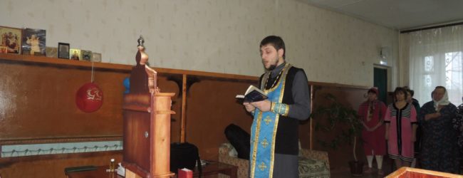 Урюпинская икона Божией Матери в онкологическом отделении.