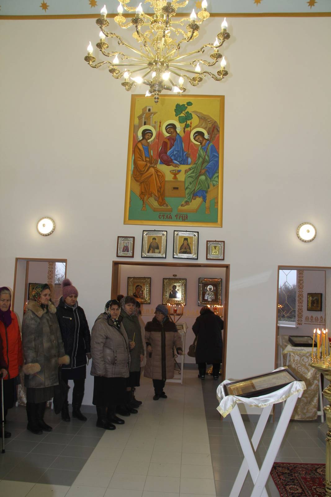 22 Божественная литургия во новь построенном Троицком храме
