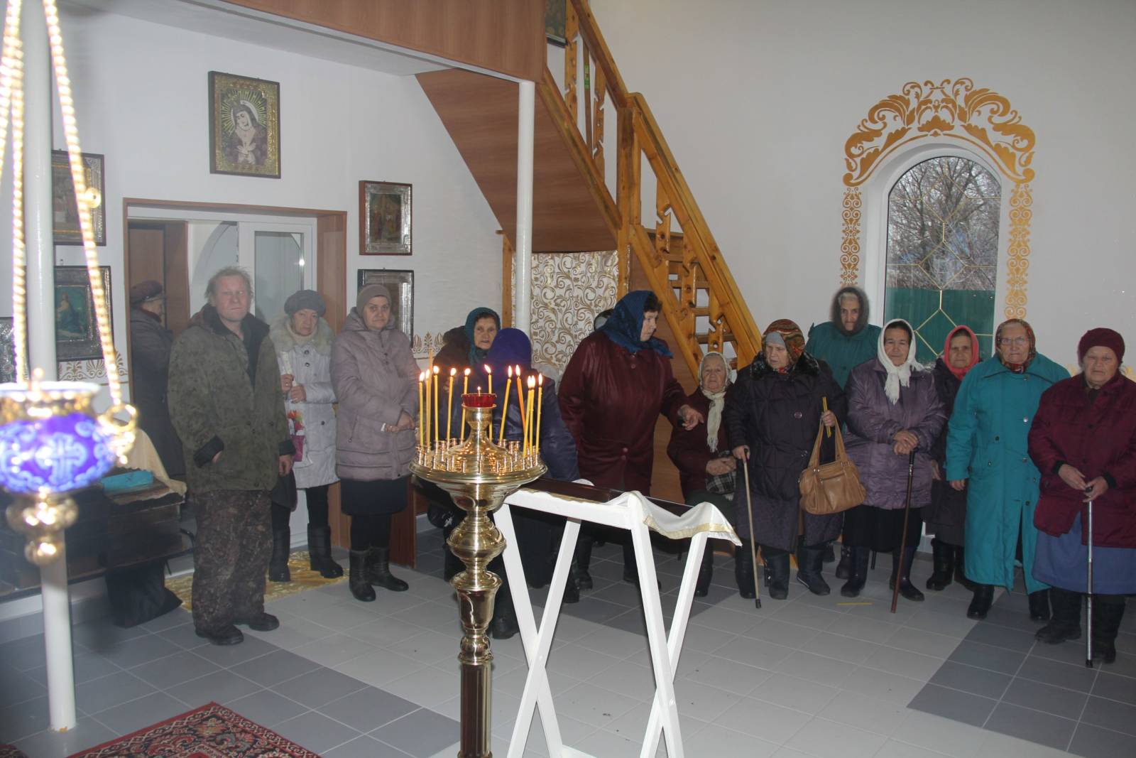 55 Божественная литургия во новь построенном Троицком храме