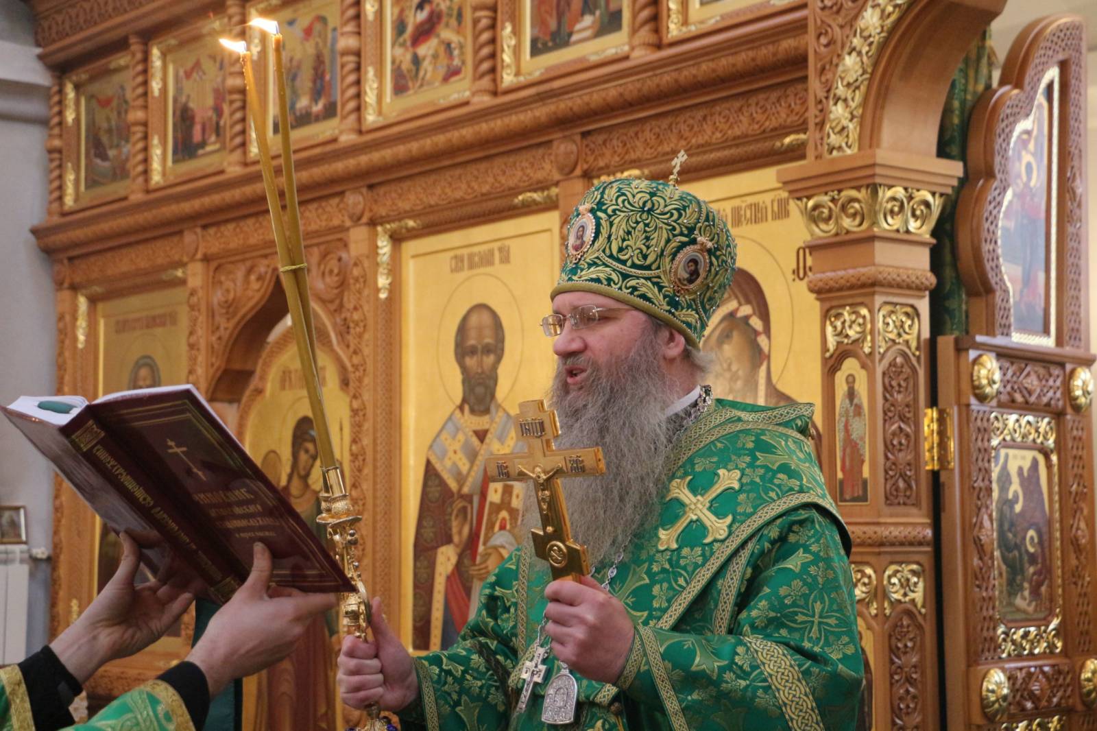 Служение епископа Елисея в день памяти прп. Серафима Саровского и всея России чудотворца.