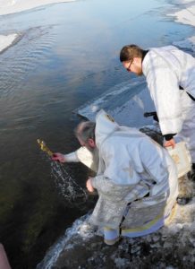 Чин Великого освящения воды в реке Хопёр в г. Урюпинске