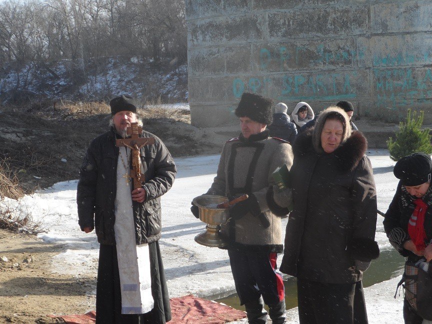 Престольный праздник в храме Богоявления Господня в ст. Островской.