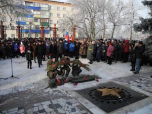Сталинградский митинг в Урюпинске