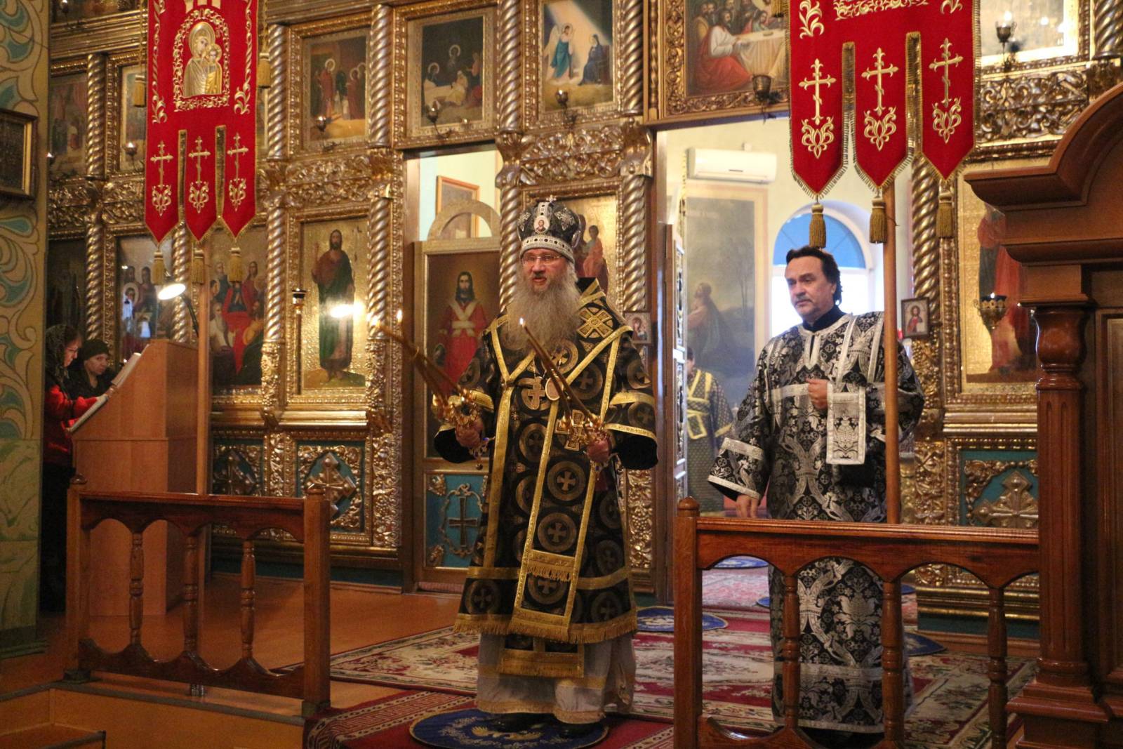 Вечернее Богослужение с чином Пассии в храме Свт.Николая Чудотворца г.Михайловка.