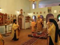 Всенощное бдение в Каменнобродском Свято-Троицком мужском монастыре.