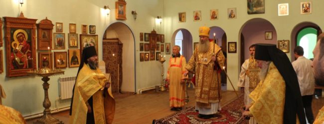 Всенощное бдение в Каменнобродском Свято-Троицком мужском монастыре.