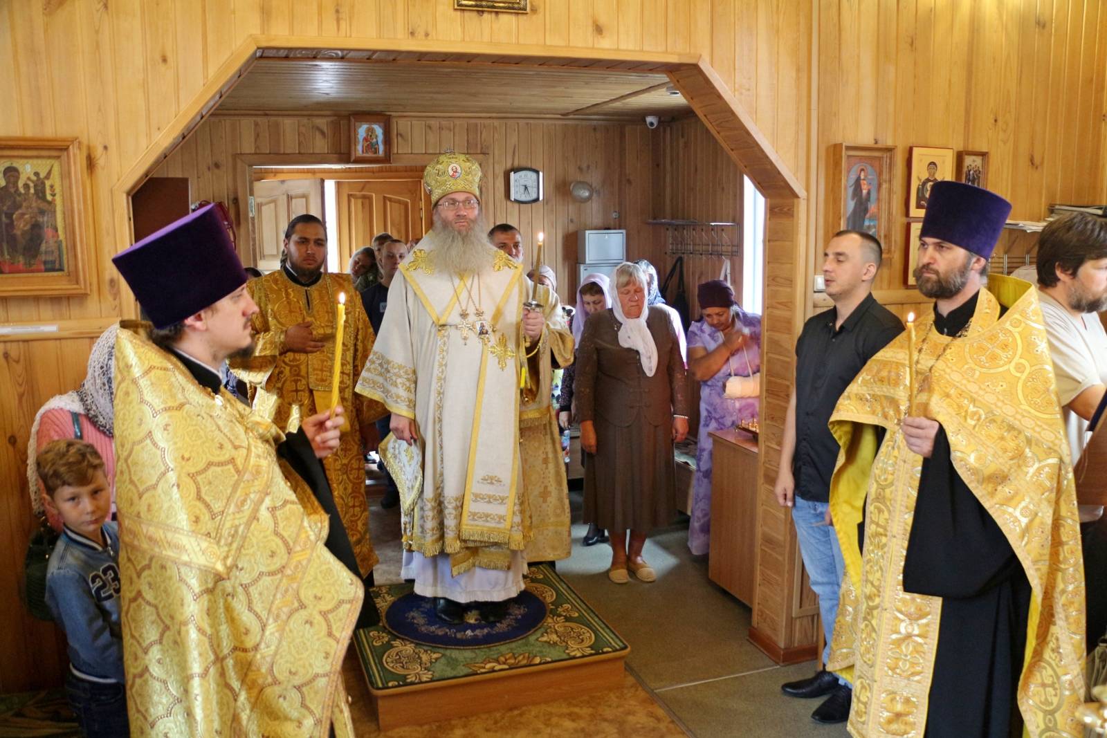 Всенощное бдение в больничном храме г. Михайловки