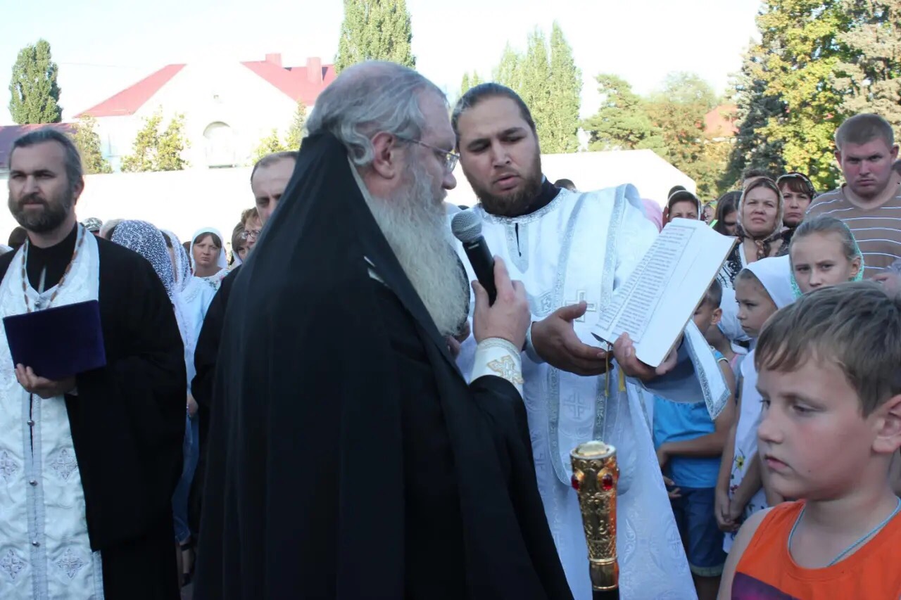 Школьный молебен Михайловка