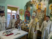 Литургия в храме прп. Сергия игумена Радонежского в г. Урюпинске.