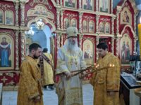 Божественная литургия в Покровском кафедральном соборе г. Урюпинска.