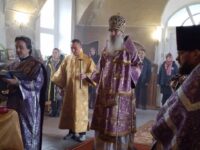 Божественная литургия и Чин Торжества Православия в храме Трех Святителей с. Ольховка.