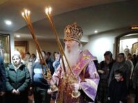 Божественная литургия в Соборном храме святителя Феофана Затворника еп. Вышенского г. Новоаннинский