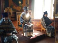 Литургия Преждеосвященных Даров в храме святителя Николая архиепископа Мир Ликийских чудотворца в г. Михайловке