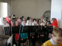 Пасхальная детская Божественная литургия.