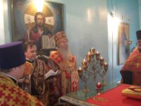 Епископ Елисей совершил Пасхальную Великую Вечерню на территории ФКУ ЛИУ-23 УФСИН России по Волгоградской области в г. Урюпинске