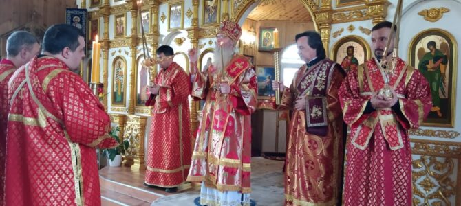 Всенощное бдение в храме Казанской иконы Божией Матери в г. Михайловке.