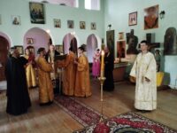 Всенощное бдение в Свято-Троицком Каменно-Бродском Белогорском мужском монастыре.