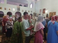 Всенощное бдение в Свято-Троицком Каменно-Бродском Белогорском мужском монастыре с. Каменный брод, Ольховского района.