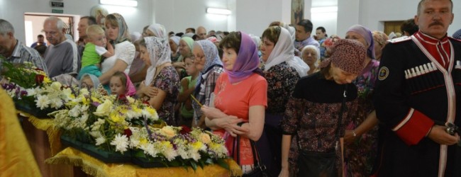 Престольный праздник в храме Святого Иоанна Кронштадтского.