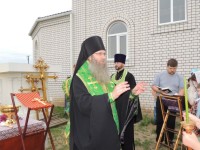 Чин освящения накупольных Крестов и купола храма в честь Св. Сщмч. Николая Попова.