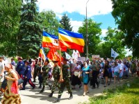 Крестный ход в защиту семейных ценностей и жизни нерожденных детей.
