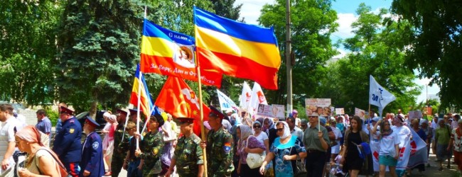 Крестный ход в защиту семейных ценностей и жизни нерожденных детей.