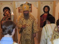 Освящение Никольского надвратного храма в Усть-Медведицком Спасо-Преображенском женском монастыре.