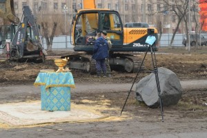 01 В Волгограде начались работы по строительству Кафедрального собора Александра Невского.