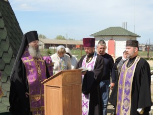 01 Освящения Креста с куполом на колокольню храма Святой Троицы