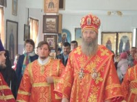 Божественная литургия в храме святителя Феофана Затворника.