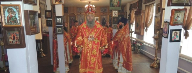Божественная литургия в храме святителя Феофана, Затворника еп. Вышенского.