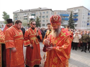 В г. Урюпинск доставлен Благодатный огонь