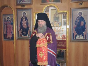 Божественная литургия в храме святителя Феофана, Затворника еп. Вышенского