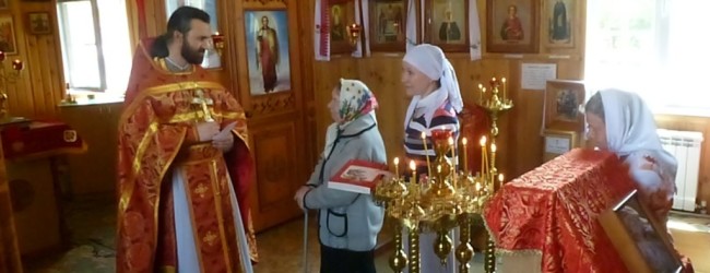 Поздравление с Великим Днем Победы на приходе прп. Агапита Киево-Печерского