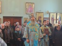 Божественная литургия в Гусевском женском монастыре в честь Ахтырской иконы Божией Матери.