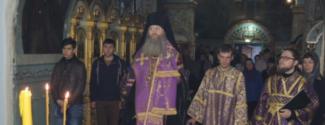 Всенощное бдение в Покровском кафедральном соборе г. Урюпинска.